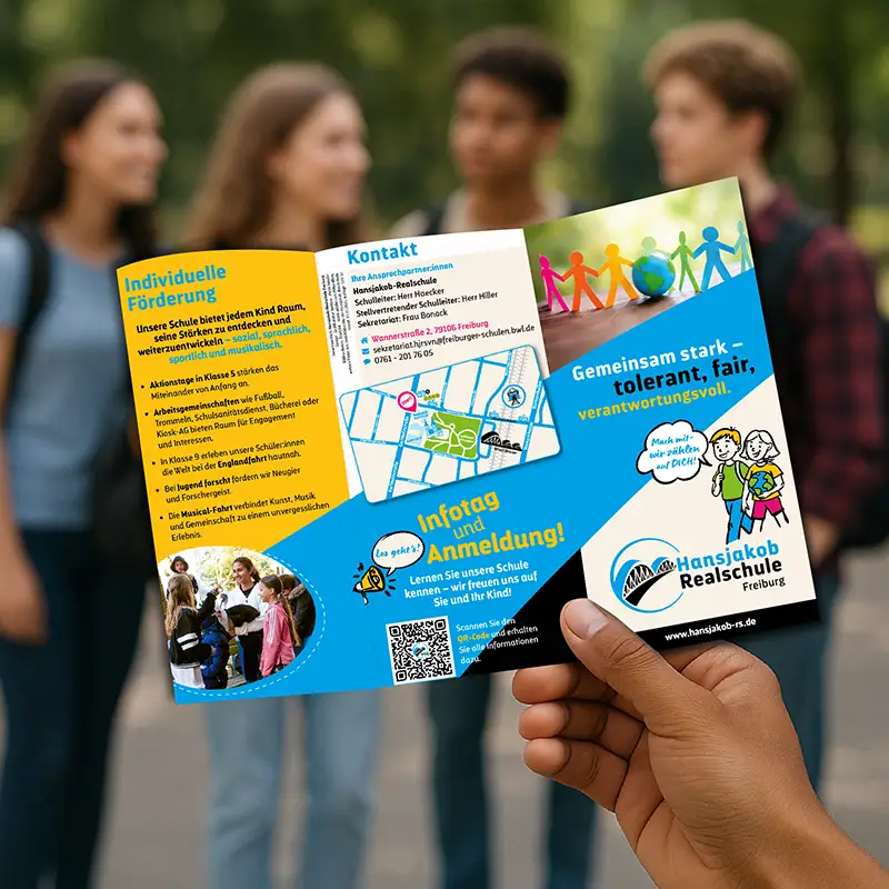 Coverbild-Flyer-Hansjakobschule