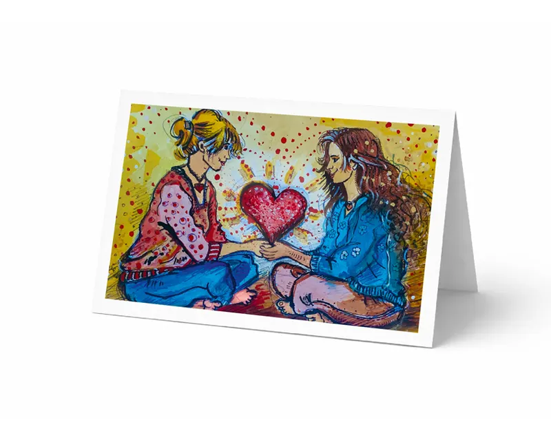 Geschwisterbild-Karte